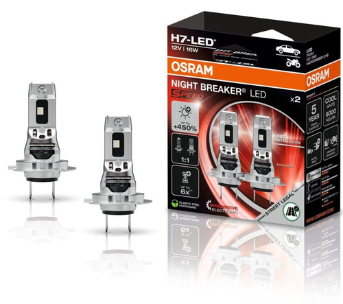 Osram led speed - h7, night